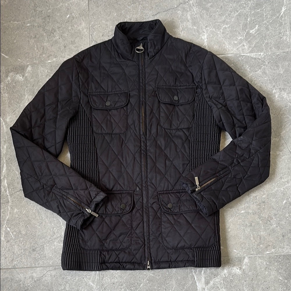Black Barbour jacket​